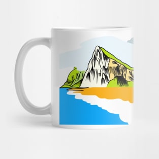 The north face of the Rock of Gibraltar Mug